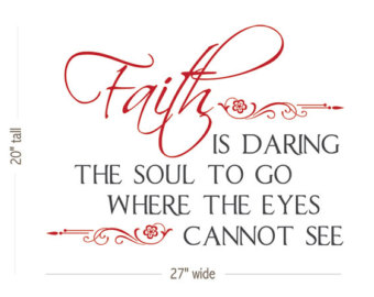 Faith Is.....